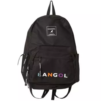[Kangol] Рюкзак-рюкзак мужской женский KGSA-BG00235 (Черный Мульти) чёрный
