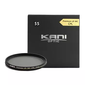 KANI 55mm PL Filter Premium LR MC CPL Ultra Slim Thin Frame Circular Polarizing Filter Low Reflection Water Repellent Oil Repellent Stain Resistant