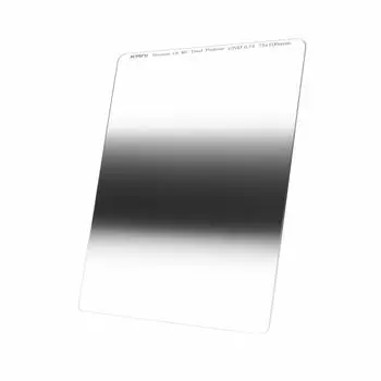 KANI 75mm Width Square Filter Half ND Filter Premium LR MC Dual Purpose GND Light Attenuation Effect Up to Stops Color Fog Prevention Low Reflection