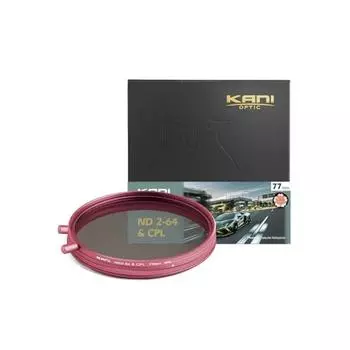 Kani 77 мм Nd Nd2 64+cpl 6 817044 Переменный фильтр Розовый светочувствительный эффект Максимальная апертура Многоцелевой фильтр Высокая концентрация