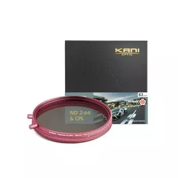 KANI 82 мм ND ND2 64+CPL 6 817051 переменный фильтр розовый светочувствительный эффект максимальная апертура многоцелевой фильтр высокая концентрация