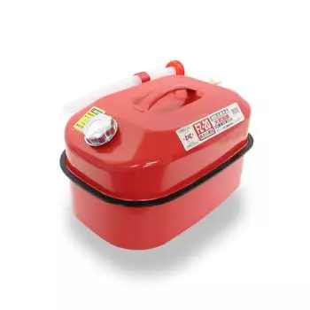 Канистра для бензина Meltec FZ-20 20 л, соответствует требованиям пожарной службы, толщина оцинкованного стального листа KHK: 0,8 мм Тип укладки