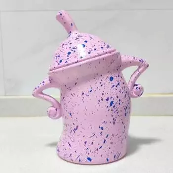 Канистра с дерзким подходом для хранения, забавная, просторная, прочная, стильная керамическая банка с герметичной крышкой для кухни фиолетовый