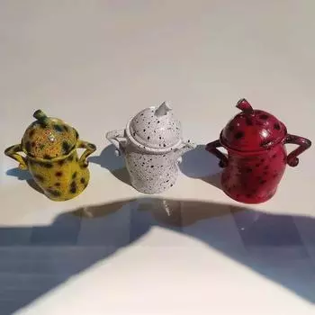 Канистра с герметичной крышкой, украшение для рабочего стола, многофункциональная забавная банка для хранения еды под боком, контейнер для кухонных принадлежностей красный