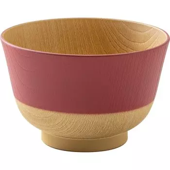 Kano gentle color antibacterial soup bowl red color