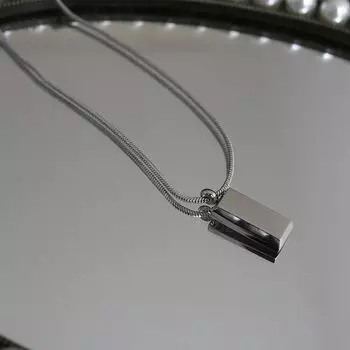 Kansai Pendant Cold Style Snake Chain Accessories Geometry 51cm + extension chain 2cm