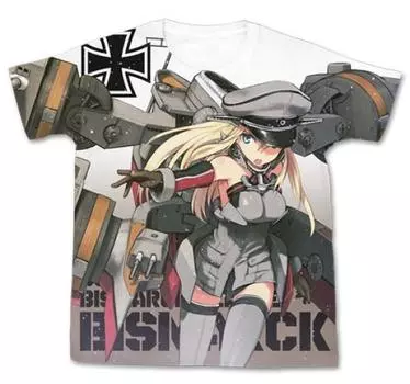 Kantai Collection -KanColle- Футболка Bismarck Full Graphic Футболка белого цвета Размер M