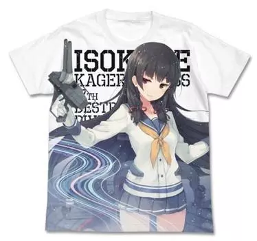 Kantai Collection -KanColle- Футболка Isokaze Full Graphic, белая, размер S
