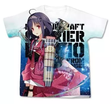 Kantai Collection -KanColle- Футболка с принтом Ryuho Full Graphic, размер белый:M