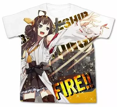 Kantai Collection -KanColle- Kongou Полная графическая футболка Белый размер:L