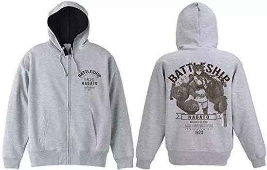 Kantai Collection -KanColle- Nagato Zip Parka Renewal Ver. Mixed Gray x Black S size