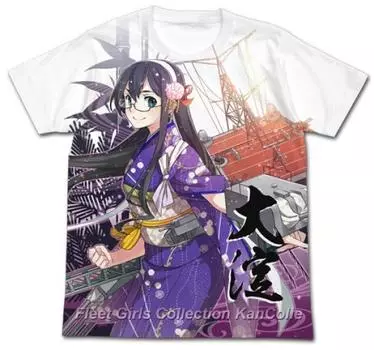 Kantai Collection -KanColle- Oyodo Kai Haregi Mode Полная графическая футболка Белый Размер M