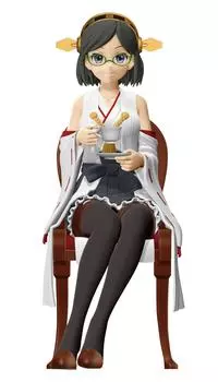 Kantai Collection Speed Battleship Kirishima Tea SQ Figure Character Goods Prize Banpresto -KanColle- High -Ceylon Party-