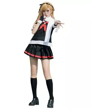 Kantai Collection Yuudachi Cosplay Halloween Yudachi KanColle with wig [milky time] Kai-ni (L)