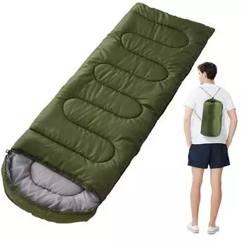 Kantong Tidur Berkemah Сверхлегкий Tahan Air 4 Musim Kantong Tidur Backpacking Amplop Hangat untuk Hiking Bepergian Luar Ruangan 0.8kg