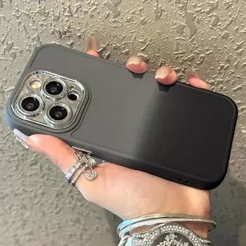 Кантрастный цветной защитный чехол для камеры для iPhone 11 12 13 14 15 Pro X XR XS Max 7 8 Plus, силиконовый противоударный мягкий чехол из ТПУ For iPhone X