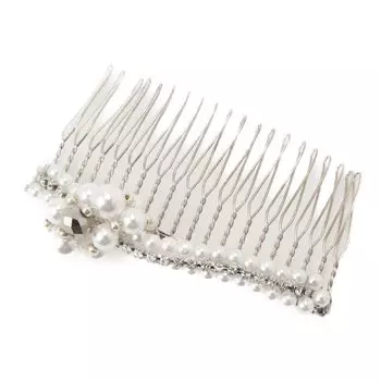 Канзаши японские волосы повседневный жемчуг Сделано в канзаси Watmosphere волосы формальный выпускной вход волосы жемчуг украшение, использование, расческа, Япония, аксессуар, серебряный