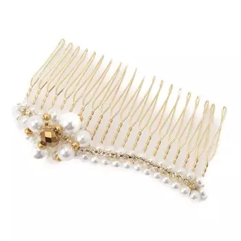 Канзаши японские волосы повседневный жемчуг Сделано в канзаси Watmosphere волосы формальный выпускной вход волосы жемчуг украшение, использование, расческа, Япония, аксессуар, золотой