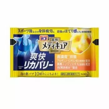 Kao Bab Medicure Освежающая восстанавливающая соль для ванн Газированная (70g) [Квазинаркотик]