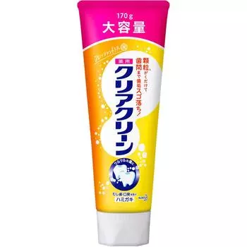 KAO CLEAR CLEAN Fresh Citrus большой размер 170 г (Квази-лекарство) Зубная паста для профилактики кариеса.