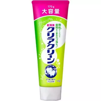 KAO CLEAR CLEAN Натуральная мята, большой размер 170 г (Квази-лекарство) Зубная паста для профилактики кариеса.