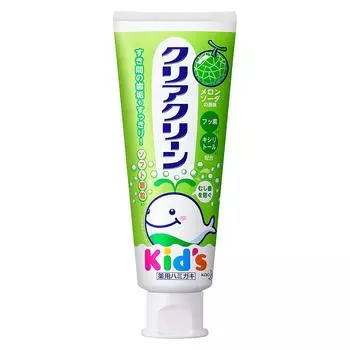 KAO Clearclean Kids Toothpaste детская зубная паста со вкусом японской дыни, 70 гр