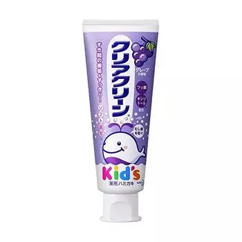 KAO Clearclean Kids Toothpaste детская зубная паста со вкусом винограда, 70 гр