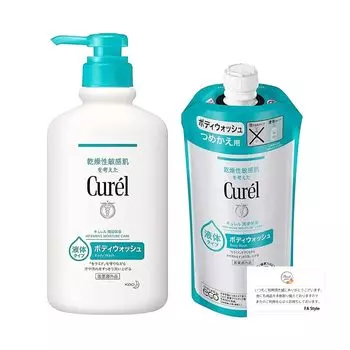 Kao Curel Гель для душа 420 мл Сменный блок 340 мл Набор +