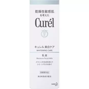 КАО Curel отбеливающий лосьон 110мл (Квази-лекарство) Уход за лицом Отбеливающий Curel Нанесите умеренное количество (3-4 насоса) на ладонь и аккуратно нанесите на всю поверхность