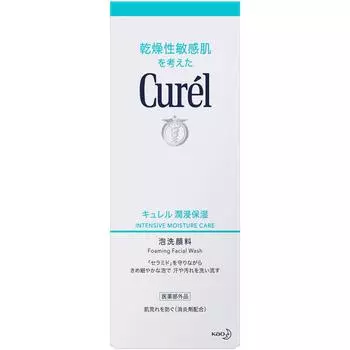 KAO Curel Пенящееся очищающее средство для лица 150 мл (Квази-лекарство) Увлажняющий крем для лица Curel Нанесите небольшое количество (2 насоса, примерно. 2 мл) к вашим рукам, применить к