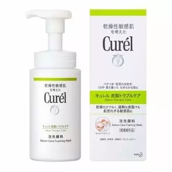 Kao Curel Sebum Trouble Care пенящееся очищающее средство для лица 150 мл x 2 1894