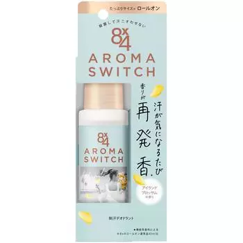 KAO Eight Four 8x4 Aroma Switch Roll-On Island Blossom Fragrance 65 мл (Квази-лекарство) Шариковый спрей-антиперспирант Антиперспиранты Как использовать] - Намочите б