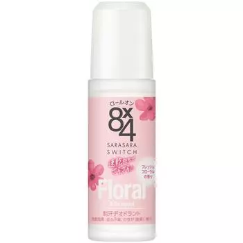 KAO Eight Four 8x4 Шариковый ароматизатор Fresh Floral 45 мл (Квази-лекарство) Шариковый спрей-антиперспирант Антиперспиранты Способ применения] - Намочите шарик один раз после того, как повернете его.