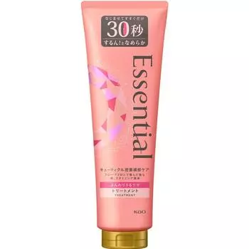KAO Essential Soft and Lush Treatment 250 г Шампунь/кондиционер ETSENSIAL (уход за повреждениями) После мытья шампунем слегка промокните волосы и нанесите необходимое количество средства.