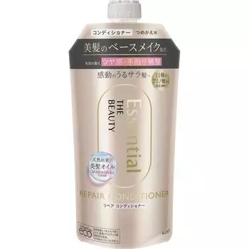 KAO Essential THE BEAUTY Hair texture beauty Repair Conditioner Refill 340mL ETSENSIAL Shampoo/conditioner (damage care) After shampooing, lightly pat