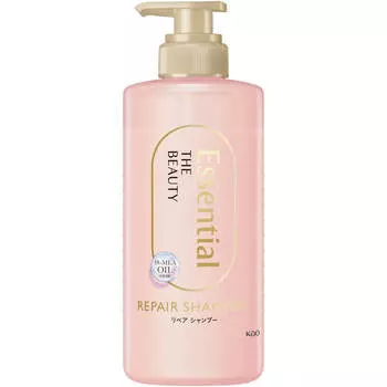 KAO Essential The Beauty - Шампунь для восстановления текстуры волос, дозатор 450 мл ETSENSIAL Шампунь/кондиционер (уход за повреждениями) Использовать: Возьмите соответствующее количество.