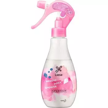 KAO Liese Moist Juicy Shower - основная часть 200 мл Средства для укладки Распылите достаточное количество средства для увлажнения волос и распределите по волосам с помощью расчески.. Если вас беспокоит