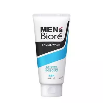 [Kao] Men s Biore Deep Oil Clear Face Wash 130g x 5 pieces set