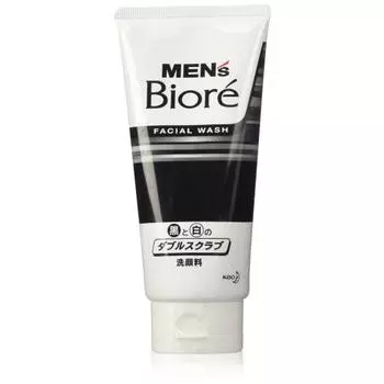 [Kao] Мужской скраб для лица Biore Double Scrub Face Wash 130 г x 5 шт. набор 13 г (х 5)