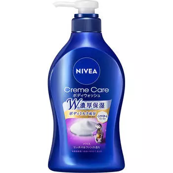 KAO NIVEA Cream Care Body Wash Paris Rich Parfum Fragrance Pump 480ml Personal Средний ценовой диапазон Body Мыло Personal Средний ценовой диапазон