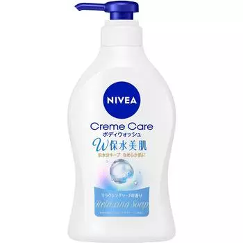 KAO NIVEA Крем-гель для душа W Удерживающее влагу средство для красоты кожи Расслабляющее мыло Ароматизатор Дозатор 470 мл Персональное мыло для тела среднего ценового диапазона Нанесите соответствую