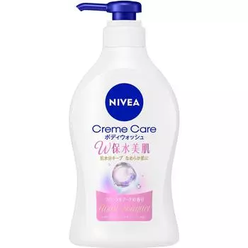 KAO NIVEA Крем-гель для душа W Удерживающее влагу средство для красоты кожи Аромат цветочного букета Дозатор 470 мл Персональное мыло для тела среднего ценового диапазона Нанесите соответствую