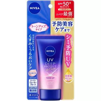 KAO NIVEA UV Deep Protect & Care Tone-Up Essence 50 г Солнцезащитный крем. Равномерно нанесите небольшое количество средства на кожу.. Если вы используете средства по уходу за кожей
