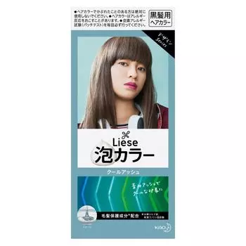 KAO Prettyia Liese Foam Color Холодный пепел 108 мл (Квази-лекарство) Краска для черных волос Окрашивание черных волос Внимательно прочтите прилагаемую инструкцию.