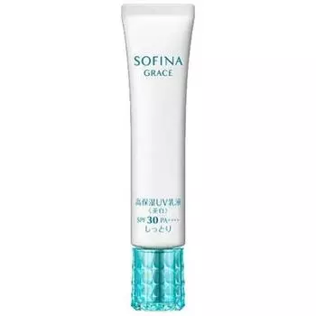 Kao Sofina Grace Высокоувлажняющая УФ-эмульсия отбеливающая SPF30 Moist 30 г PA++++ [Продукт]