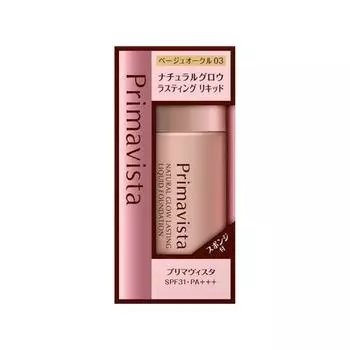 Kao Sofina Primavista Natural Glow Lasting Liquid бежево-охровый 03