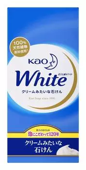 Kao White, стандартный размер, набор из 6 x 10 штук [Kao] (85г штук)
