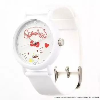 Kaoru003kw [часы kaoru унисекс с силиконовым ремешком Hello Kitty Design Sweets Collection Vanilla]