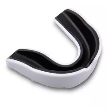 Капа для ММА боевых искусств Капа для контактных единоборств (Белый черный)