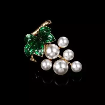 Капающая жемчужина брошь мода тюльпан цветок растение кактус брошь булавка для костюма аксессуары